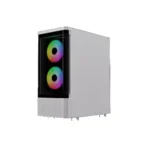 Gamdias TALOS E3 CG ARGB ATX Mid-Tower Gaming Casing (White) - Image 2