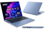 Acer Swift Go 14 SFG14-73 Intel Core Ultra 7 155H 16GB RAM 1TB SSD 14 Inch WQXGA+ OLED Frost Blue Laptop