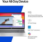 HP 15.6" FHD 300 Nits Touch Laptop | 13th Gen Intel Core i5-1334U 10-Core | 16GB RAM 512GB SSD | Long Battery Life| Privacy Camera| Wi-Fi 6| Copilot AI | Windows 11| for Business & Student| RK Bundle - Image 2
