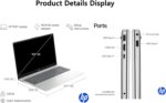 HP 15.6" FHD 300 Nits Touch Laptop | 13th Gen Intel Core i5-1334U 10-Core | 16GB RAM 512GB SSD | Long Battery Life| Privacy Camera| Wi-Fi 6| Copilot AI | Windows 11| for Business & Student| RK Bundle - Image 3