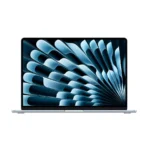 Apple MacBook Air (Early 2026) Apple M5 (10-Core) Chip 24GB RAM 1TB SSD 15.3 Inch Liquid Retina Display Sky Blue Laptop