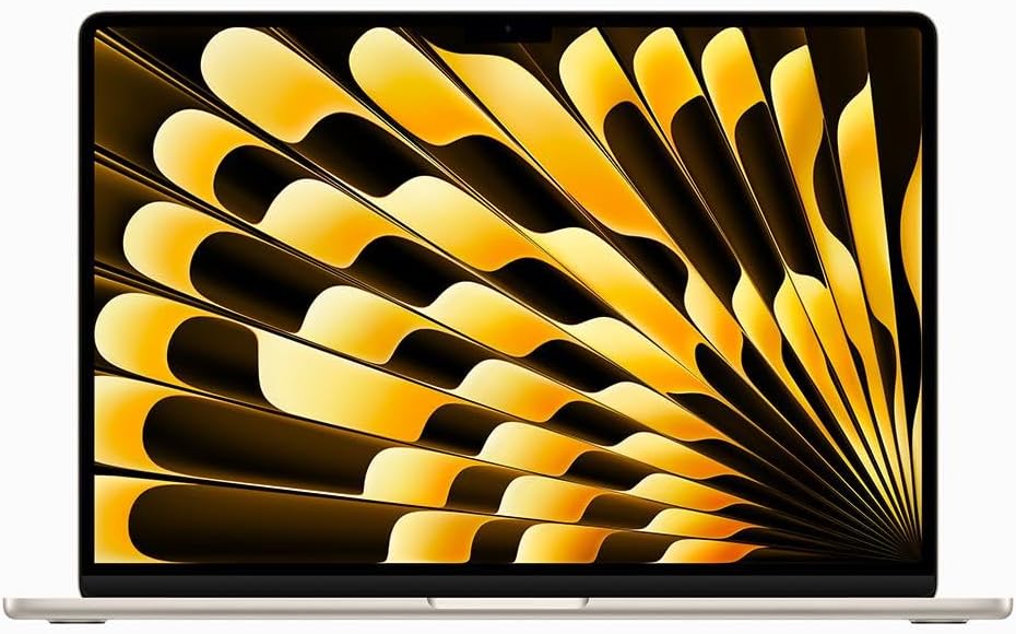 Apple MacBook Air M5 Chip 16GB RAM 1TB SSD 15.3 Inch Liquid Retina Laptop - Starlight - Image 1