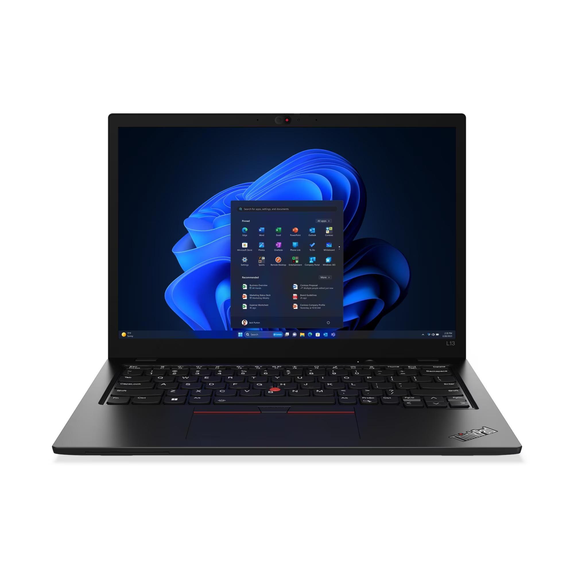 Lenovo ThinkPad L13 Gen 5 Intel Core Ultra 7 155U 16GB RAM 1TB SSD 13.3 Inch FHD+ WUXGA Laptop - Image 1
