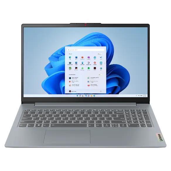 Lenovo IdeaPad Slim 3 15AMN8 Ryzen 3 7320U 8GB DDR5 RAM 512GB SSD 15.6-Inch FHD Arctic Grey Laptop - Image 1