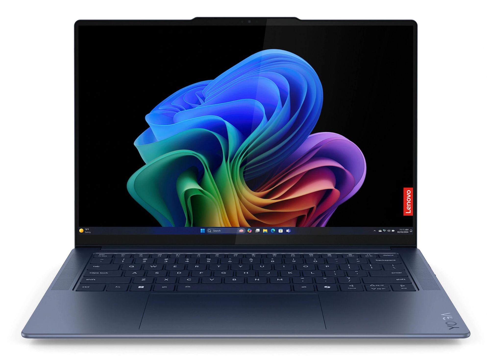 Lenovo Yoga Slim 7 14Q8X9 Snapdragon X Elite X1E-78-100 16GB RAM 512GB SSD 14.5 inch 3K OLED Copilot+ PC - Image 1