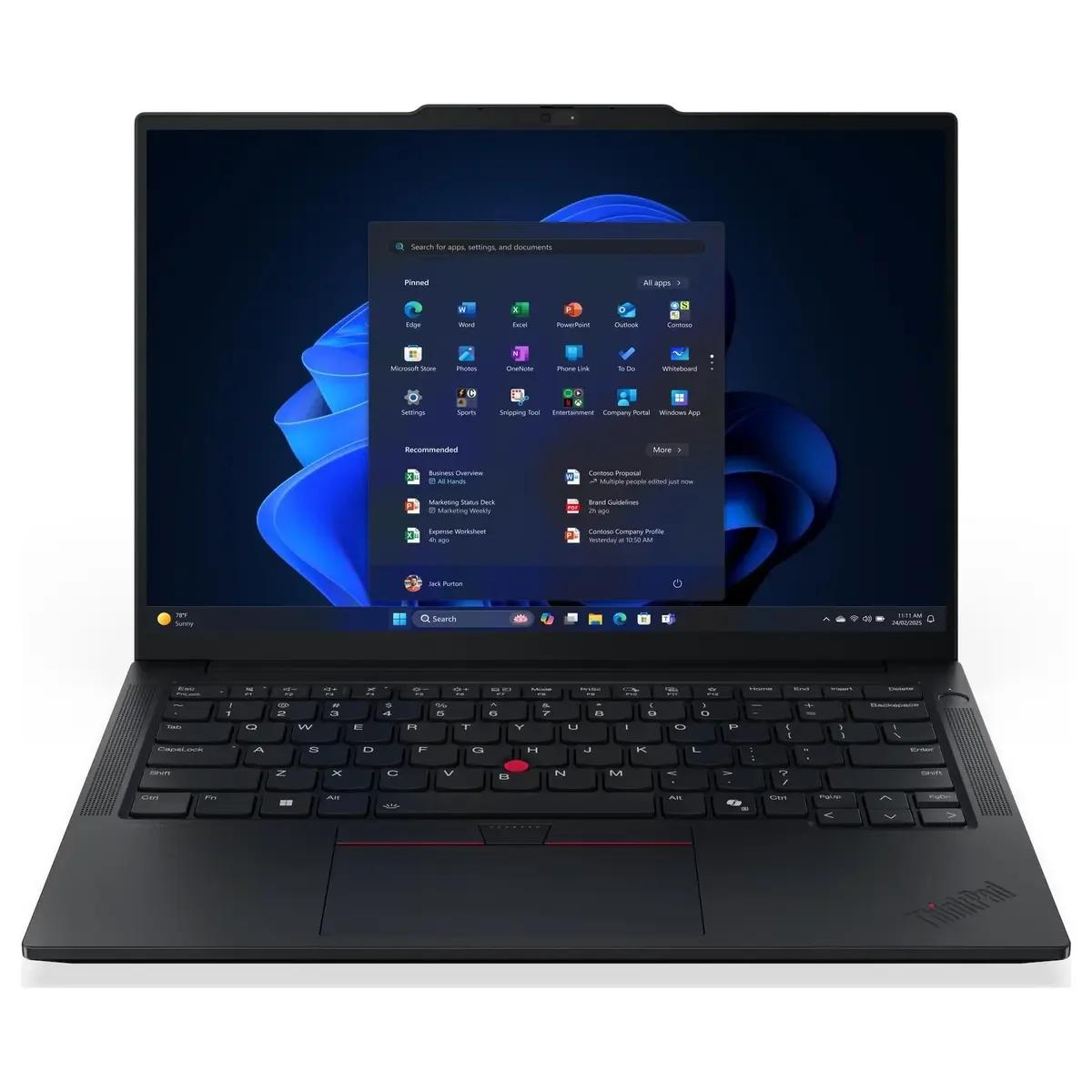 Lenovo ThinkPad E14 Gen 7 Core Ultra 5 225U 8GB RAM 512GB SSD 14 Inch WUXGA Laptop - Image 1