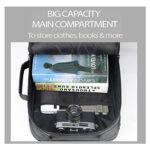 Arctic Hunter B00346 Waterproof Laptop Travel Black Backpack - Image 4