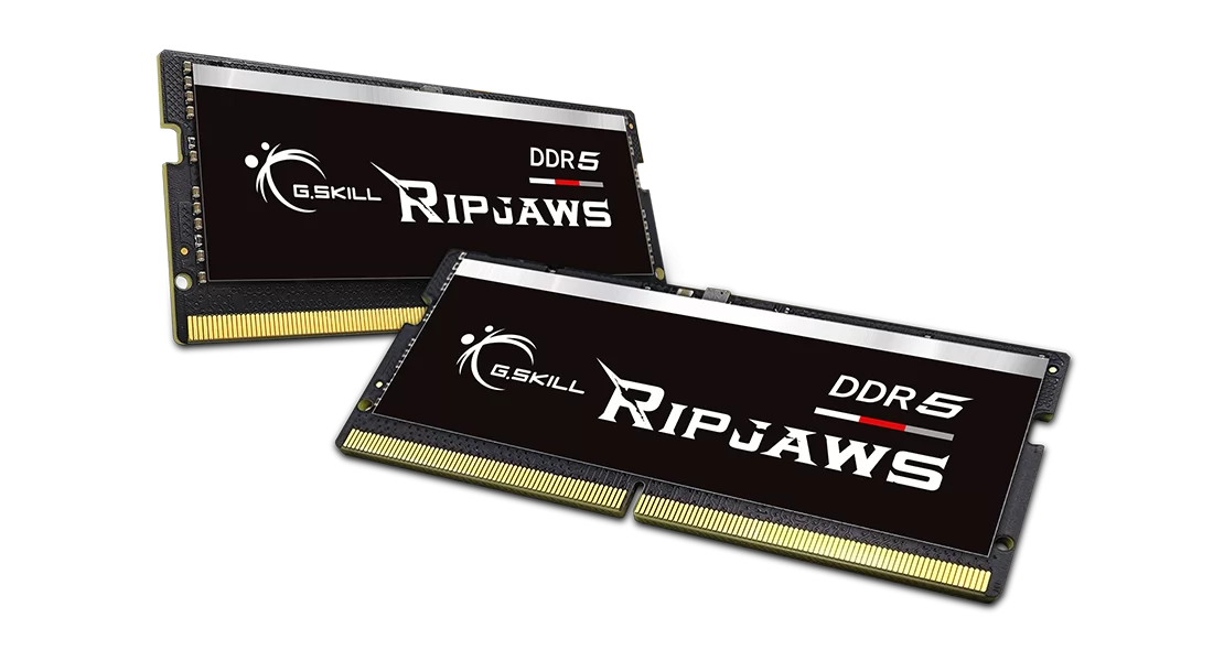 165180640411 G.Skill Ripjaws 32GB (1 x 32GB) DDR5 4800MHz CL40 Laptop RAM - Image 1