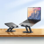 BWOO BO-ZJ131 Rotating Aluminum Alloy Foldable Tablet Holder - Image 5