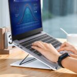 BASEUS SUDD-2G LET’S GO MESH PORTABLE LAPTOP STAND – WHITE - Image 2