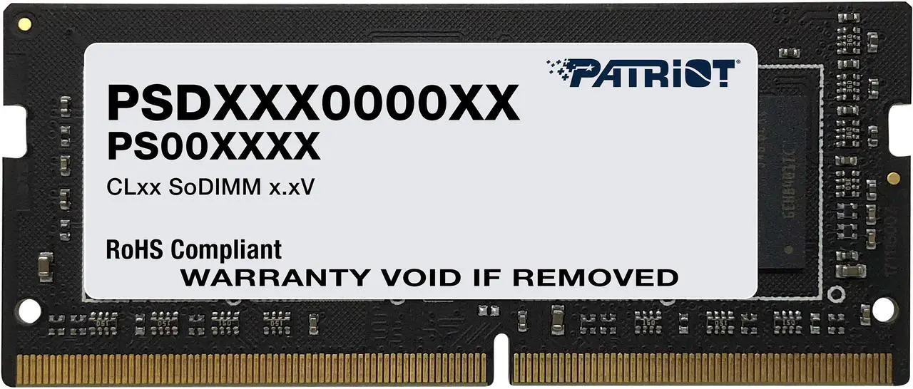 20-225-217-V01 Patriot Signature Line 8GB DDR4 3200MHz SO-DIMM Laptop RAM - Image 1