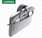UGREEN LP437 (30325) 15.9 Inch Grey Laptop Sleeve Bag - Image 2