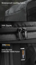 Wiwu Warriors Pro Max Waterproof Laptop Backpack - Image 3