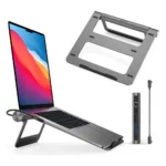 WiWU A821CH Laptop Stand Hub 8 in 1 USB-C Docking Station - Image 3
