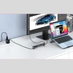 WiWU A821CH Laptop Stand Hub 8 in 1 USB-C Docking Station - Image 8