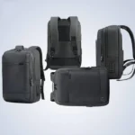 Arctic Hunter B00328 Waterproof Anti Theft Pattern Black Backpack - Image 2