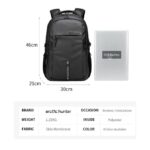 ARCTIC HUNTER B00388 Waterproof Light Large Capacity Grey Backpack - Image 2