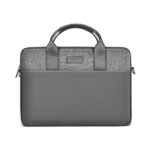 WIWU Minimalist 15.6-inch Gray Laptop Bag with Detachable Shoulder Strap - Image 2