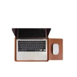 COTECi 17007 13-14 Inch Pu Sleeve Laptop Bag (Black) - Image 2