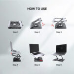 Fantech NS10 Laptop Stand Silver - Image 4