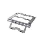 Vyvylabs Wisdom Series VHW06-GY Laptop Stand 6-in-1 Multifunctional HUB Docking Station - Image 2